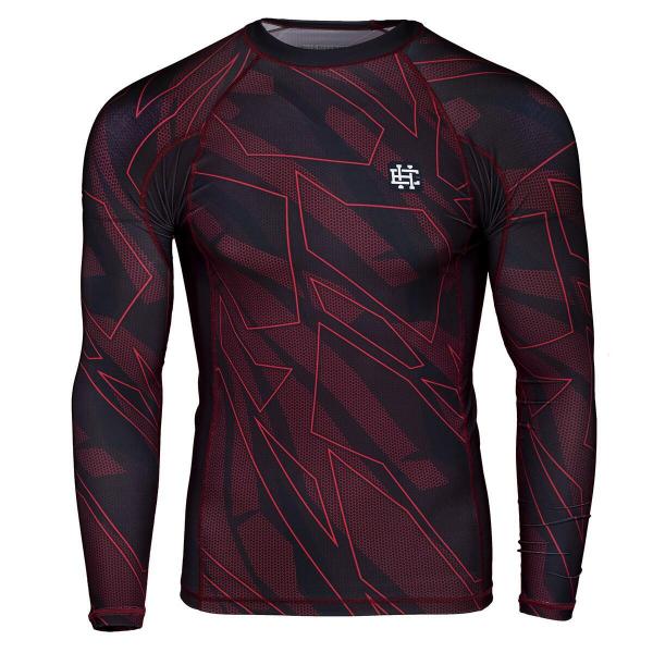 Koszulka sportowa męska Rashguard do MMA EXTREME HOBBY SHADOW