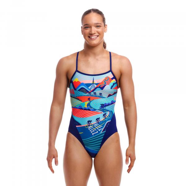 Strój do pływania FUNKITA Vive Le Funky - Single Strap