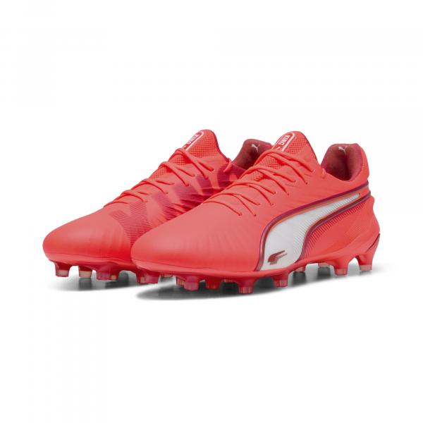 Buty piłkarskie KING ULTIMATE FG/AG PUMA Glowing Red White Fire