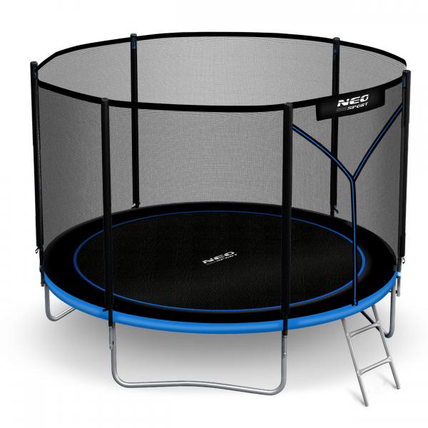 Trampolina ogrodowa z siatką zewnętrzną Neo-Sport 183cm 6ft