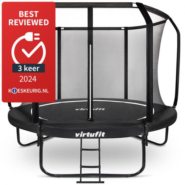 Trampolina Premium z siatka zabezpieczajaca - okragla - 366 cm