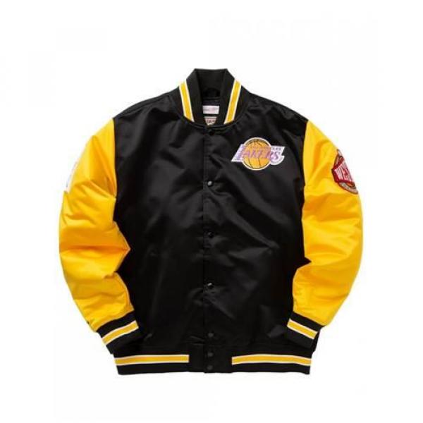Kurtka męska koszykarska Mitchell & Ness NBA Los Angeles Lakers wielokolorowa