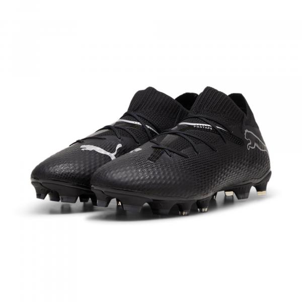 Buty piłkarskie FUTURE 7 PRO FG/AG PUMA Black Silver Metallic Gray