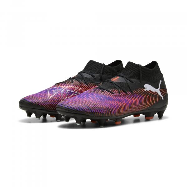 Buty piłkarskie FUTURE 8 PRO MxSG PUMA Black White Glowing Red