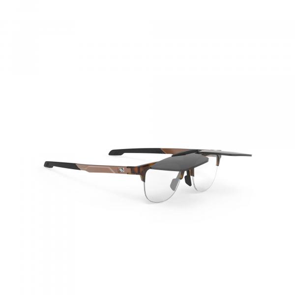 Okulary RUDY PROJECT INKAS FLIP UP DEMI TURTLE GLOSS - SMOKE BLACK