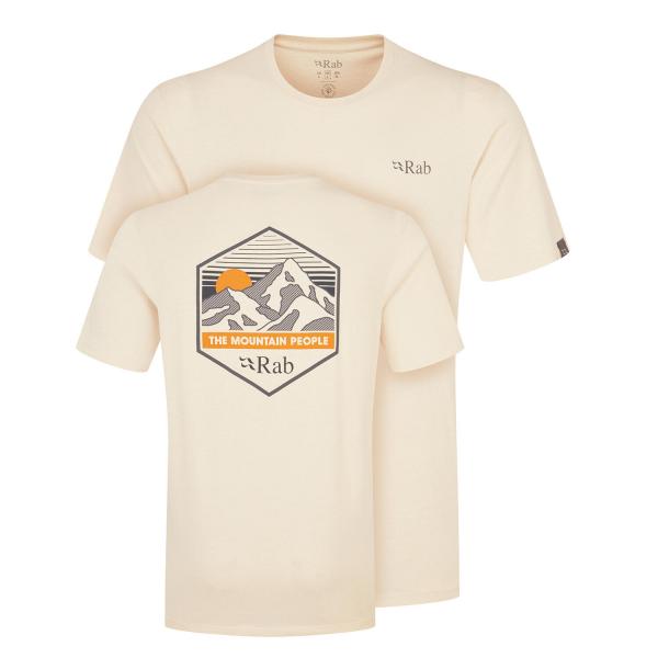 Koszulka bawełniana męska Rab Stance Mountain Peak Teez krótkim rękawem