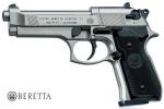 Pistolet wiatrówka BERETTA 92 FS Nikiel 4,5 mm Diabolo gwint 8-strzał. CO2 (419.00.02)