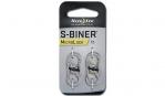 Karabińczyk Nite Ize S-Biner MicroLock - Stalowy - 2Pack - LSBM-11-2R3