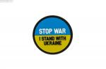 Naszywka STOP WAR - STAND WITH UKRAINE (GFT-30-034895)