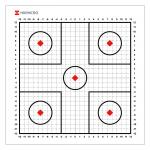 Naklejka termiczna tarcza do przystrzeliwania termowizji HIKMICRO by HIKVISION 30x30 cm 10 szt. (548-177)