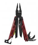Multitool Leatherman SIGNAL Crimson czerwony - Oksyda - 19 narzędzi + etui czarne (832745)