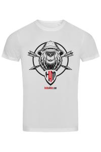 Koszulka termoaktywna T-shirt Hobby4Men Sports-T biała niedźwiedź ST8000 Stedman (H4M-N.H)
