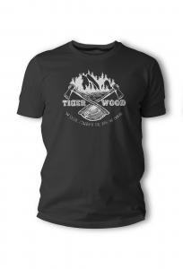 Koszulka T-shirt Tigerwood Two Axes ciemno szara (TW.AXES-DGR.H)