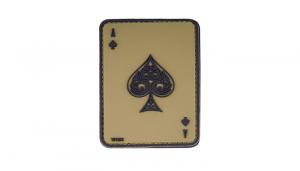 Naszywka 3D - Ace of Spades - Zielony OD - 444130-5111 - 101 Inc.