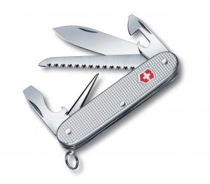 Scyzoryk Victorinox Farmer, 9 funkcji, dł.93mm, srebrny (0.8241.26)
