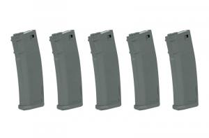 Zestaw 5 magazynków S-Mag Mid-Cap na 125 kulek - Chaos Grey (SPE-05-025722)