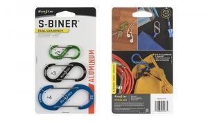 Karabińczyk Nite Ize S-Biner Aluminum Dual Carabiner Combo 3 szt. - SBA234-A1-R6