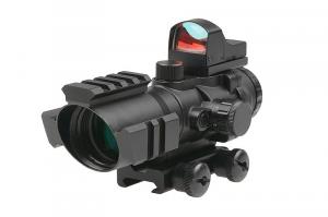 Luneta celownicza THETA Optics Rhino 4X32 z kolimatorem Micro (THO-10-011608)