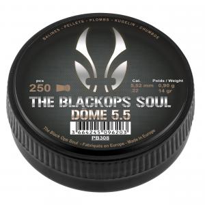 Śrut 5,52 mm Diabolo Black Ops Dome 250 szt. półokrągły (PB308)