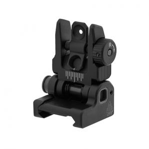 Przeziernik szczerbinka składana Leapers UTG Accu-Sync Spring-loaded AR15 tylna, czarna (MNT-957)
