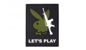 Naszywka 3D - Playboy Gun / Let's Play - 444130-7208 - 101 Inc.