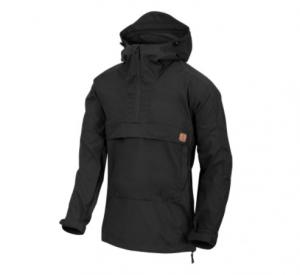 Kurtka HELIKON Anorak WOODSMAN DuraCanvas czarna (KU-WDN-DC-01)