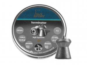 Śrut 5,5 mm diabolo H&N Terminator 200 szt. (92215500003)