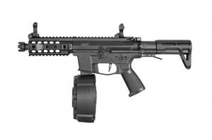 Pistolet maszynowy ASG Classic Army PX9 (+ magazynek DRUM) - czarna (CLA-01-027691)