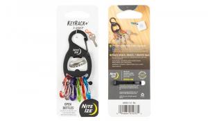 Karabińczyk Nite Ize KeyRack+ S-Biner - Czarny - KRB2-01-R6