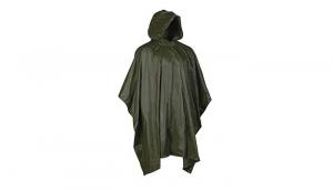 Poncho pałatka peleryna przeciwdeszczowe Mil-Tec - PVC - Zielony OD - 10628501