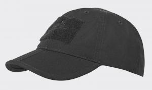 Czapka Helikon Baseball folding PolyCotton Ripstop Czarny-Black (CZ-BBF-PR-01)