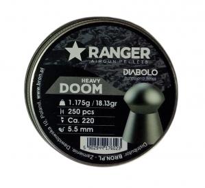 Śrut 5,5 mm RANGER Diabolo Doom Heavy płaski 250 szt. 1,175 g