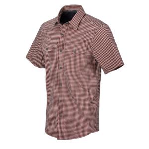 Koszula HELIKON Covert Concealed Carry Short Sleeve - - Dirt Red Checkered - M/Regular (KO-CCS-CB-C5-B04)