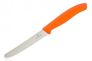 Nóż kuchenny Victorinox SwissClassic Pikutek - do warzyw, wędlin i owoców (6.7836.L119) - pomarańczowy