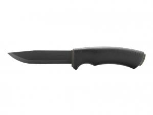Nóż Morakniv Bushcraft czarny bez ząbków stal węglowa (10791)