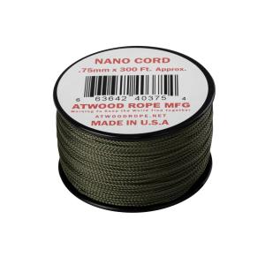 Linka Nano Cord ATWOOD (0,75mm/91m) oliwkowa (CD-NC3-NL-32)