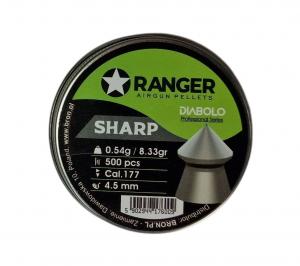 Śrut 4,5 mm RANGER Diabolo Professional Sharp szpic 500 szt. 0,54 g