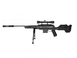 Karabinek wiatrówka Black Ops Sniper 5,5 mm z lunetą 4x32 (B1091 / CA383)