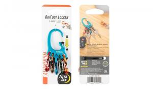 Karabińczyk Nite Ize BigFoot Locker KeyRack - Aluminum - KLKBFA-03-R6