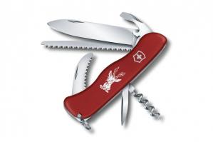 Scyzoryk Victorinox Hunter 12 funkcji, dł.111 mm, czerwony (0.8573)