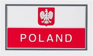 Emblemat Helikon Flaga PL z godłem (90 x 50 mm) - PVC - Standard (OD-P29-RB-20)