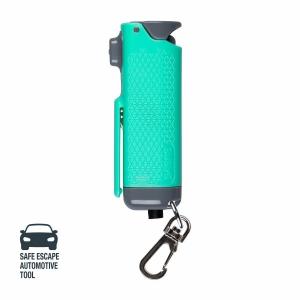 Gaz pieprzowy SABRE Red żel 15ml Safe Escape 3w1 AutoTool + wybijak do szyb i nóż do pasów - miętowy (SE-MT-01)