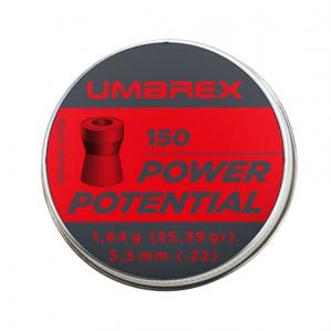 Śrut 5,5 mm diabolo Umarex Power Potential zagłębienie 150 szt. (4.1704)