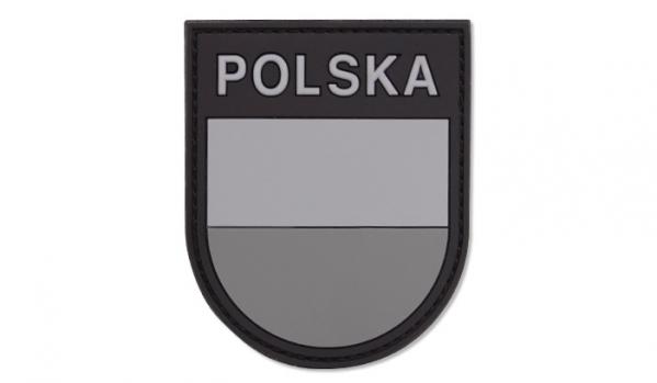 Naszywka 3D - Polska tarcza - Szary - 444130-7017 - 101 Inc.