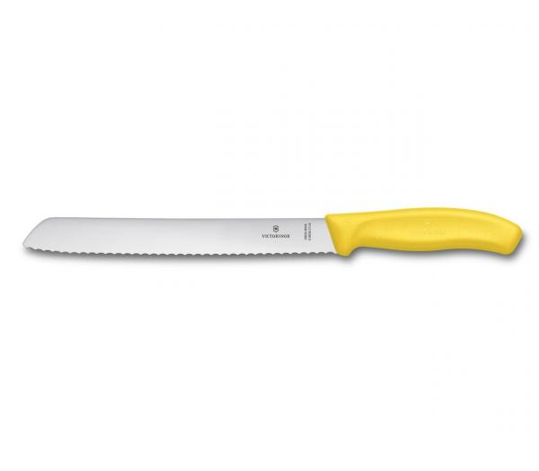 Nóż Victorinox do chleba SwissClassic żółty (6.8636.21L8B)