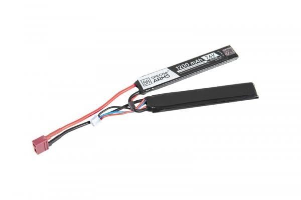 Akumulator LiPo 7,4V 1200mAh 15/30C - 2 modułowy - T-Connect (Deans) (SPE-06-024605)