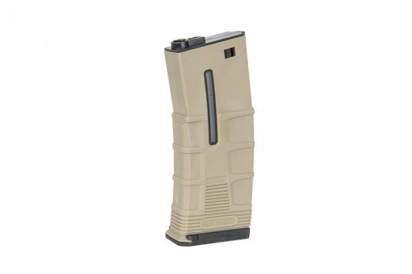 Magazynek mid-cap T-Tactical 120 kulek do replik M4 / M16 - tan (ICS-05-031586)