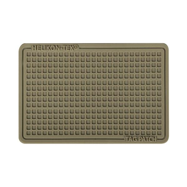 Emblemat Helikon Tag Patch 60x40mm (komplet - 3szt.) - PVC - Coyote