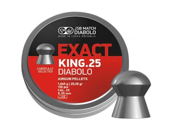 Śrut 6,35 mm diabolo JSB Exact King 150 półokrągły (546298-150)