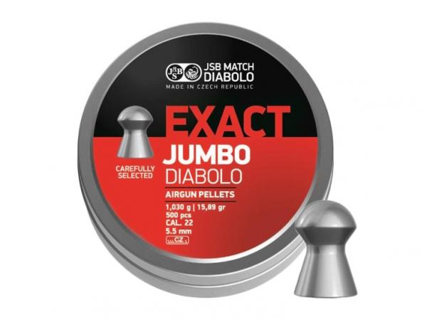 Śrut 5,51 mm diabolo JSB Exact Jumbo 500 szt. półokrągły (546246-500)